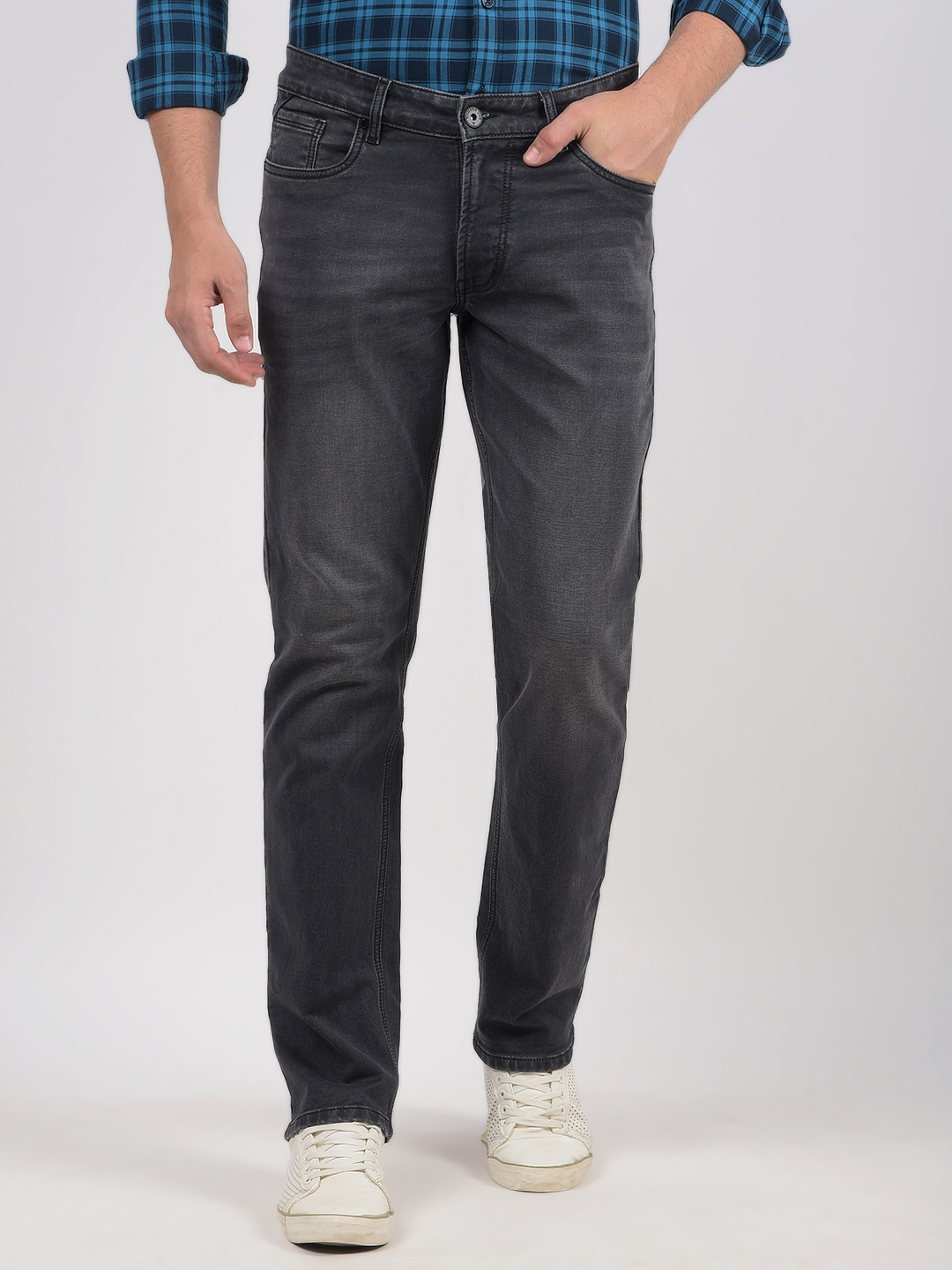 Numero Uno Men Solid Black Jeans